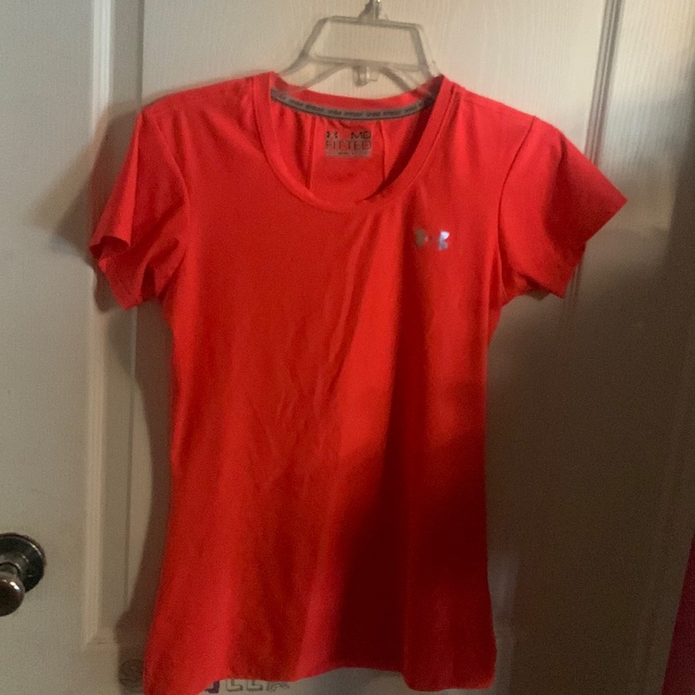Under armour shirt.